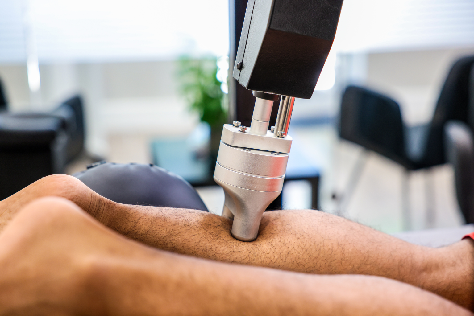 Happy patient after TheraMax treatment